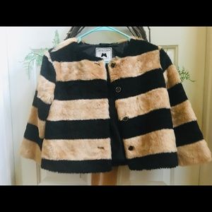 Janie & Jack Fur jacket-Excellent condition